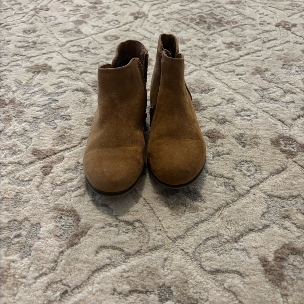 Brown suede Kids ankle Boot